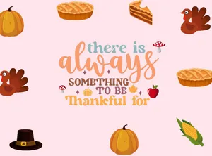 Preppy Thanksgiving Gratitude Quote Wallpaper