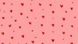 Preppy Valentines Day Hearts Wallpaper