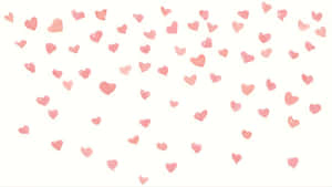 Preppy Valentines Day Hearts Wallpaper
