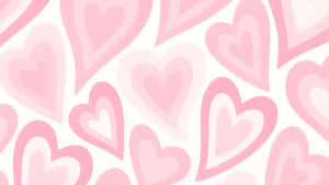 Preppy Valentines Day Hearts Wallpaper
