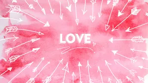 Preppy Valentines Day Love Wallpaper