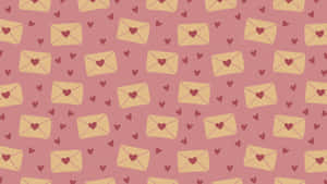 Preppy Valentines Day Pattern Wallpaper
