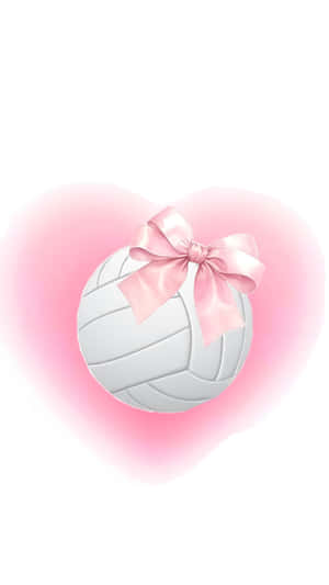 Preppy Volleyball Heart Wallpaper