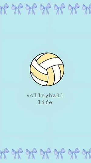 Preppy Volleyball Life Wallpaper