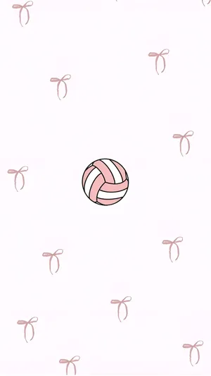 Preppy Volleyball Style Wallpaper