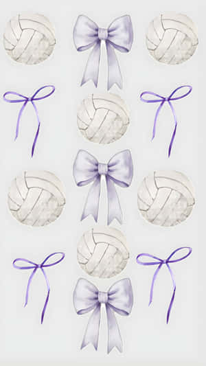 Preppy Volleyball Style Wallpaper