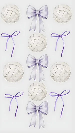 Preppy Volleyball Style Wallpaper