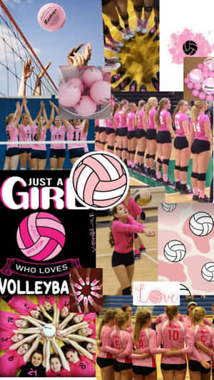 Preppy Volleyball Style Wallpaper