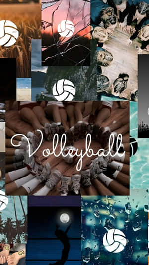 Preppy Volleyball Vibes Wallpaper