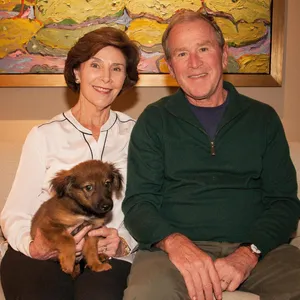 President George W. Bush And Laura Wallpaper