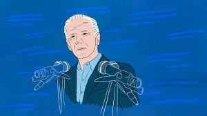 President Joe Biden In An Official Meeting Wallpaper