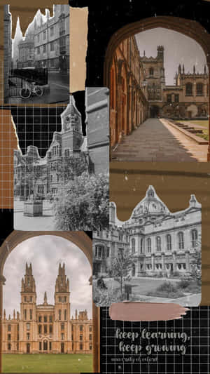 Prestigious Oxford University - A Beacon Of Knowledge And Learning Wallpaper