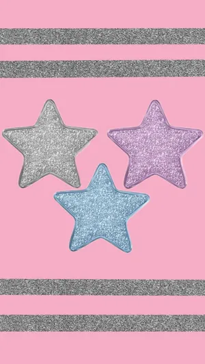 Pretty Colorful Stars Lock Screen Wallpaper