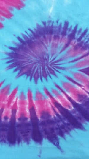 Pretty Tie Dye Light Blue Pink Hippie Wallpaper