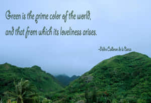 Prime Colorof World Nature Quote Wallpaper