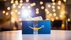 Prime Day Gift Box Bokeh Lights Wallpaper