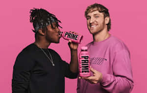 Prime Drink Promotionwith Influencers Wallpaper