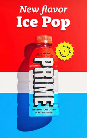 Prime Ice Pop Flavor Limited Edition Advert Wallpaper