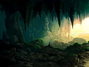 Primordial Cave Wallpaper