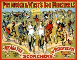 Primroseand Wests Big Minstrels Vintage Poster Wallpaper
