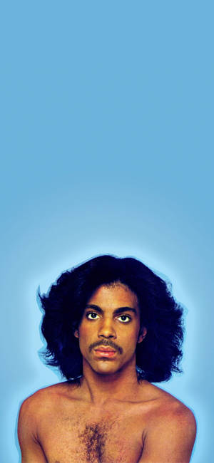 Prince Minimalist Blue Wallpaper