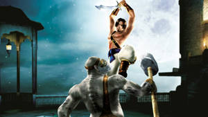 Prince Of Persia Slaying Monster Wallpaper