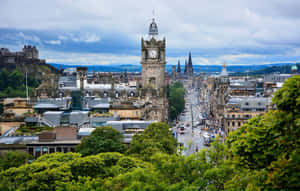 Princes Street Edinburgh Scotland Wallpaper