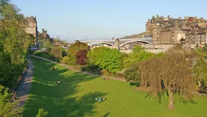 Princes Street Gardens Edinburgh Scotland Wallpaper