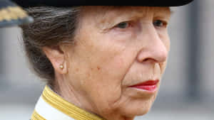 Princess Anne At Royal Funeral Procession Wallpaper