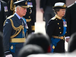 Princess Anne Attending Funeral Of Queen Elizabeth Ii Wallpaper