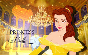 Princess Belle Pixel Disney Laptop Wallpaper