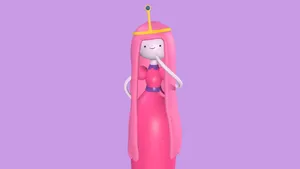 Princess Bubblegum 3d Lavender Wallpaper