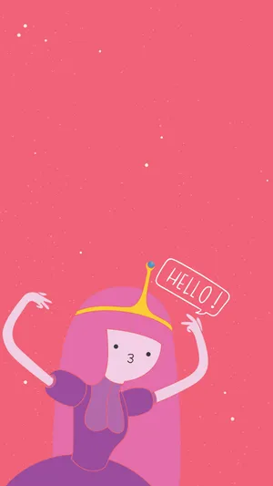 Princess Bubblegum Cool Pink Wallpaper