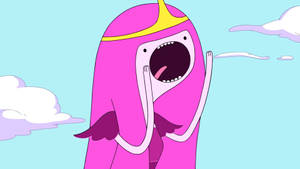 Princess Bubblegum Screaming Wallpaper