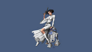 Princess Leia 3840 X 2160 Star Wars Blue Wallpaper