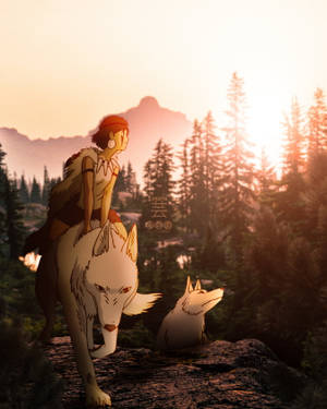 Princess Mononoke Aesthetic Anime Iphone Wallpaper