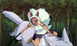 Princess Mononoke Mask Studio Ghibli Wallpaper