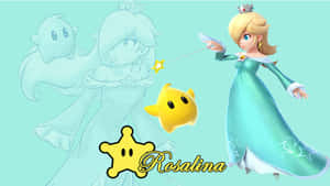Princess Rosalina Striking A Graceful Pose In The Cosmos Wallpaper