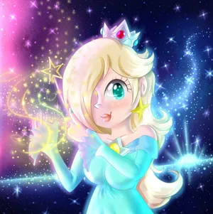 Princess Rosalina - The Cosmic Beauty Of The Mario Universe Wallpaper