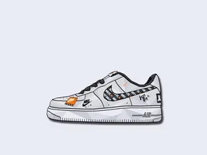 Printed Nike Af1 Cute Art Wallpaper