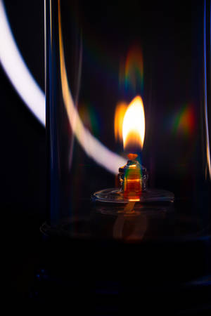 Prism Lit Candles Wallpaper