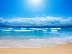 Pristine And Peaceful Seychelles Beach Wallpaper