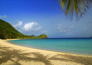 Pristine Bahamas Beach At Sunset Wallpaper