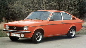 Pristine Condition Opel Kadett Vintage Car Wallpaper