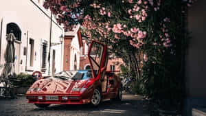 Pristine Lamborghini Countach - Automotive Excellence Wallpaper