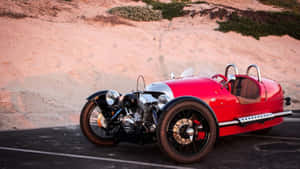 Pristine Morgan 3 Wheeler Embracing The Open Road Wallpaper