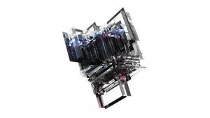 'pristine Placid - A Bright 3d Digital Art Piece With Tranquil Blue And Abstract Shapes' Wallpaper