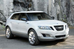 Pristine Saab 9-4x Luxury Suv Wallpaper