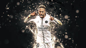 Pro Athlete Neymar 4k Edit Wallpaper