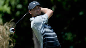 Professional Golfer Kyle Stanley Sporting Black Nike Gear Wallpaper